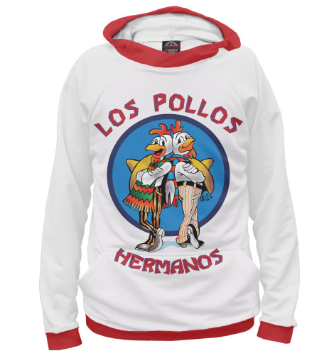 

Худи Print Bar, Белый, Los Pollos Hermanos