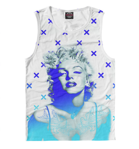 

Майки Print Bar, Белый, Marilyn Monroe