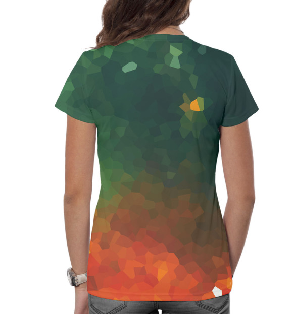 Женская футболка с изображением Воронеж цвета Белый