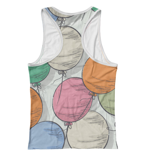 

Майки борцовки Print Bar, Белый, Воздушные шарики