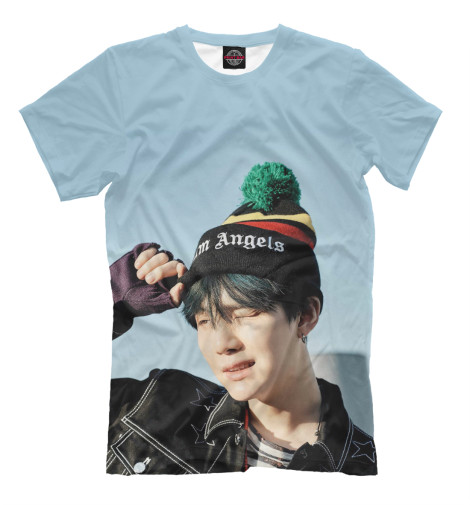 

Футболки Print Bar, Бежевый, BTS SUGA