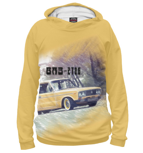 

Худи Print Bar, Белый, ВАЗ-2106