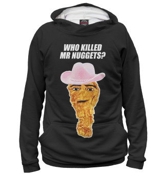 Мужское худи Who killed Mr. Nuggets?