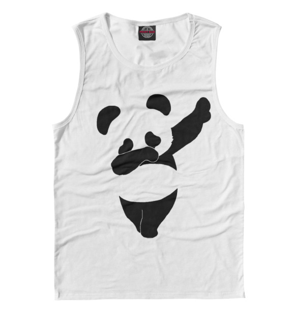 Мужская майка с притом Панда цвета ????? Мужская майка с изображением Панда цвета ?????