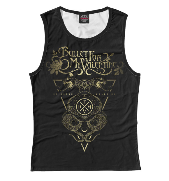 Майка для девочки с изображением Bullet For My Valentine цвета Белый