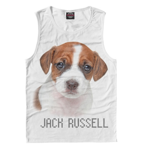 Майки Print Bar, Белый, JACK RUSSELL