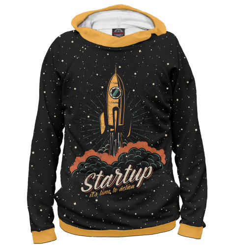 

Худи Print Bar, Белый, Startup Space