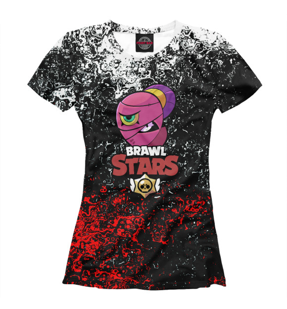 Футболка для девочек с изображением Brawl Stars Tara цвета Белый