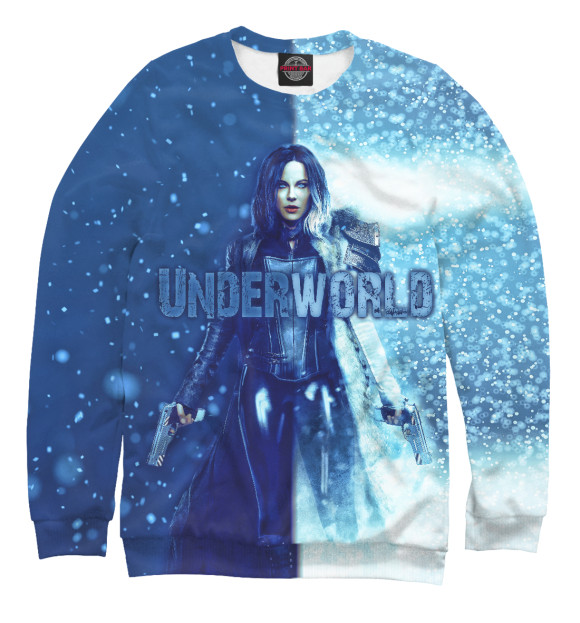 Мужской свитшот с изображением Underworld цвета Белый