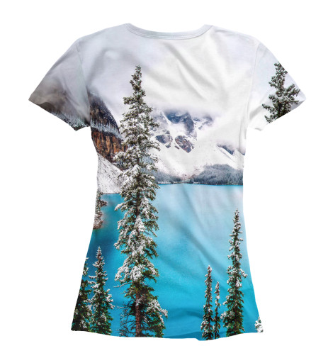

Футболки Print Bar, Белый, Озеро