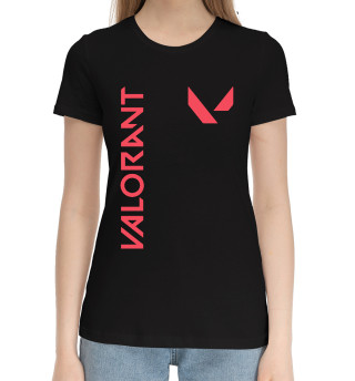 Хлопковая футболка для девочек Valorant