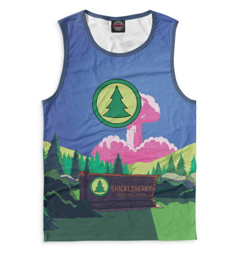 

Майки Print Bar, Белый, Brickleberry