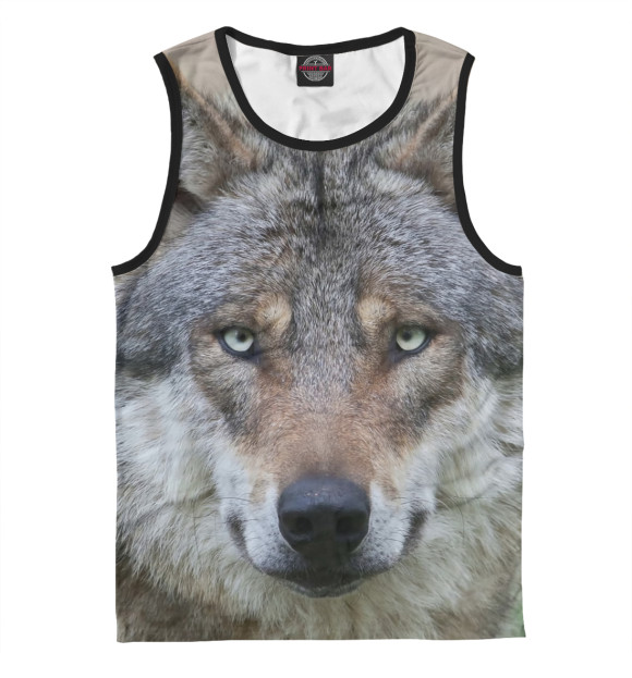 Майка для мальчика с изображением Wolf цвета Белый