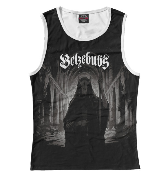 Майка для девочки с изображением Belzebubs цвета Белый