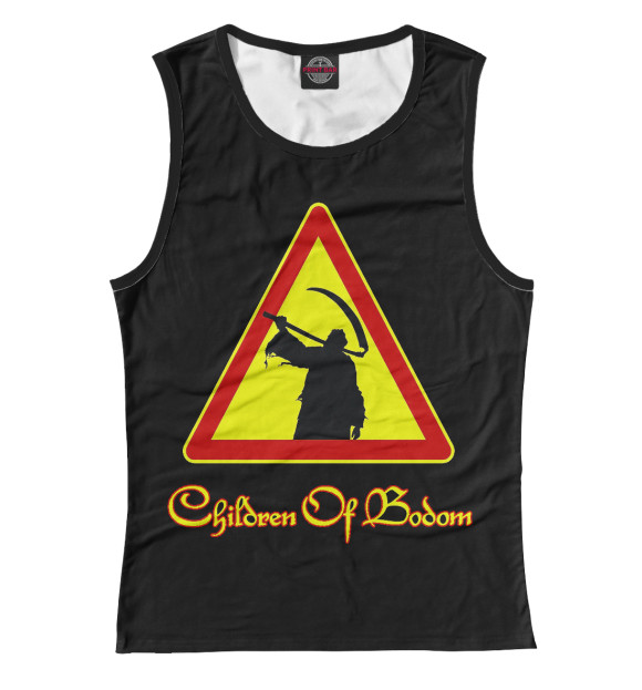 Майка для девочки с изображением Children of Bodom цвета Белый
