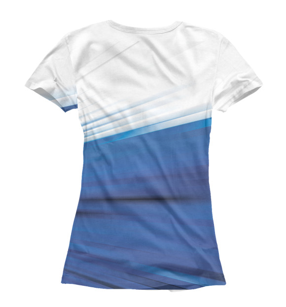Женская футболка с изображением Subaru цвета Белый