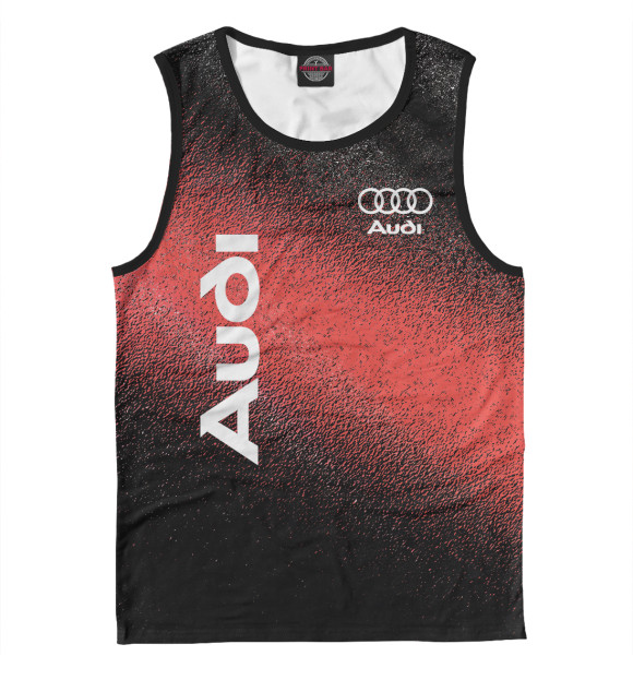Майка для мальчика с изображением Audi цвета Белый