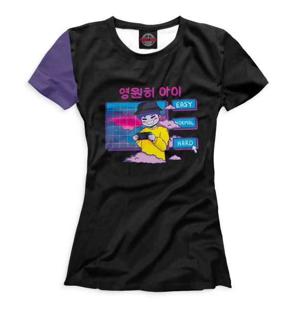 Футболка для девочек с изображением Милс Кел цвета Белый