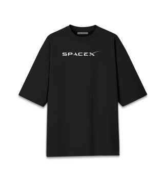 Мужская футболка оверсайз SPACEX.