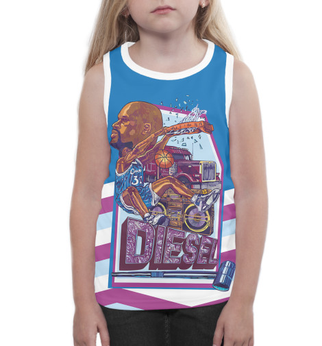 

Майки Print Bar, Белый, Шакил О'Нил