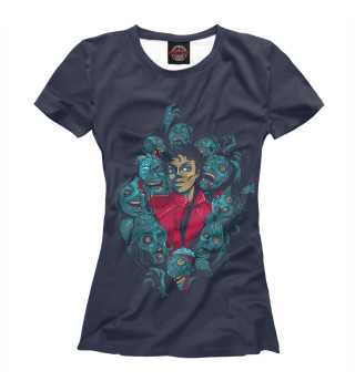 Женская футболка Michael Zombie