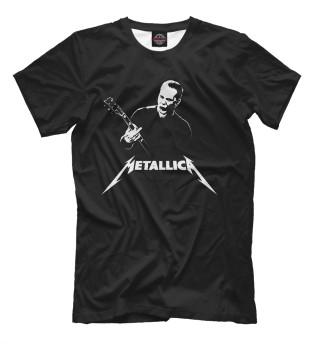 Мужская футболка Metallica. James Hetfield