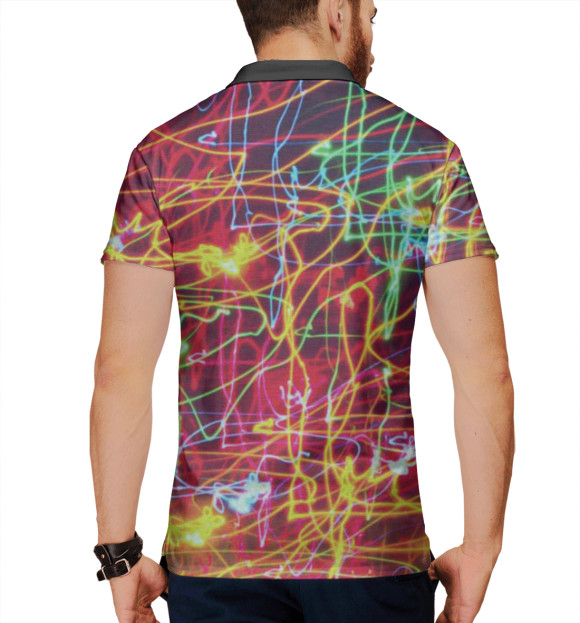 Мужское поло с притом Depeche Mode цвета Белый Мужское поло с изображением Depeche Mode цвета Белый