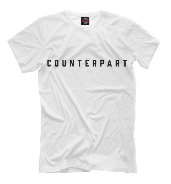 Футболка для мальчиков с изображением Обратная сторона / Двойник цвета Молочно-белый