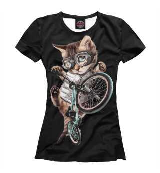 Женская футболка BMX Cat