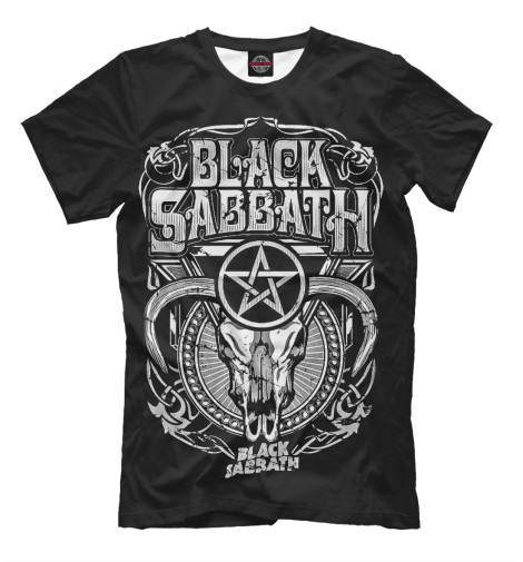 

Футболки Print Bar, Черный, Black Sabbath