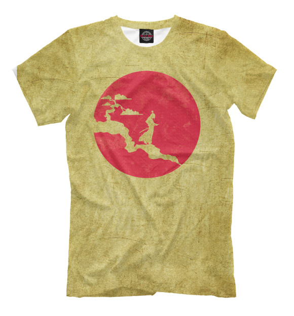 Мужская футболка с изображением Путь самурая цвета Хаки