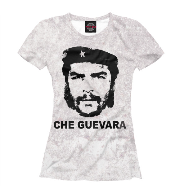 Женская футболка с изображением CHE GUEVARA цвета Белый