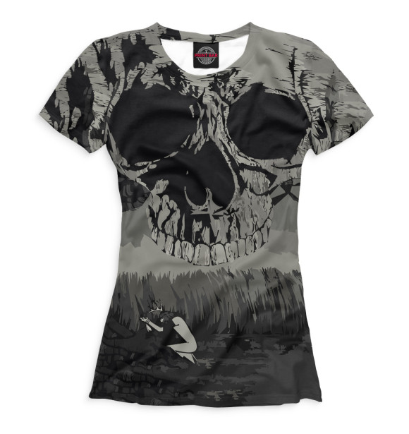 Футболка для девочек с изображением Настоящий детектив цвета Белый