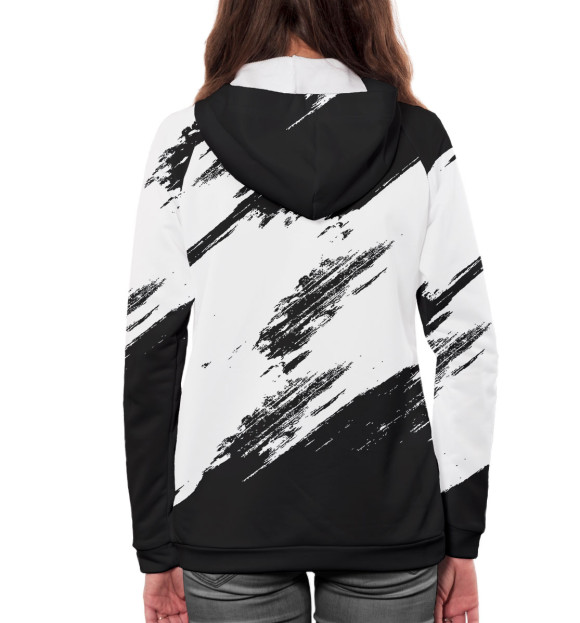 Женское худи с изображением JDM цвета Белый