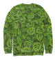 Женский свитшот Зеленые тропические листья