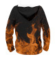 Женское худи Porsche yeallow fire
