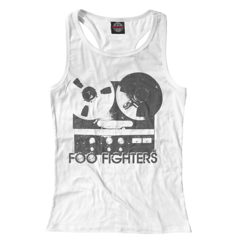 

Майки борцовки Print Bar, Белый, Foo Fighters