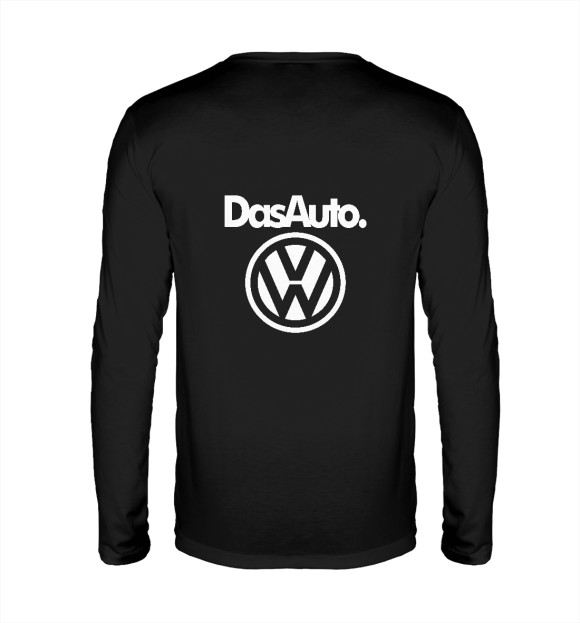 Мужской лонгслив с изображением Volkswagen цвета Белый