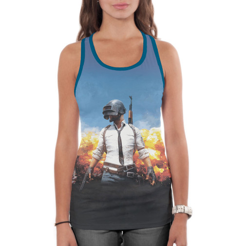 

Майки борцовки Print Bar, Белый, PUBG