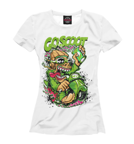 

Футболки Print Bar, Белый, GO SCOOT