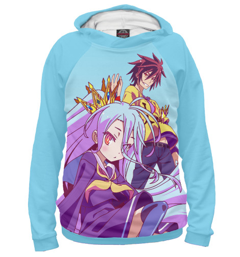 

Худи Print Bar, Белый, No Game No Life