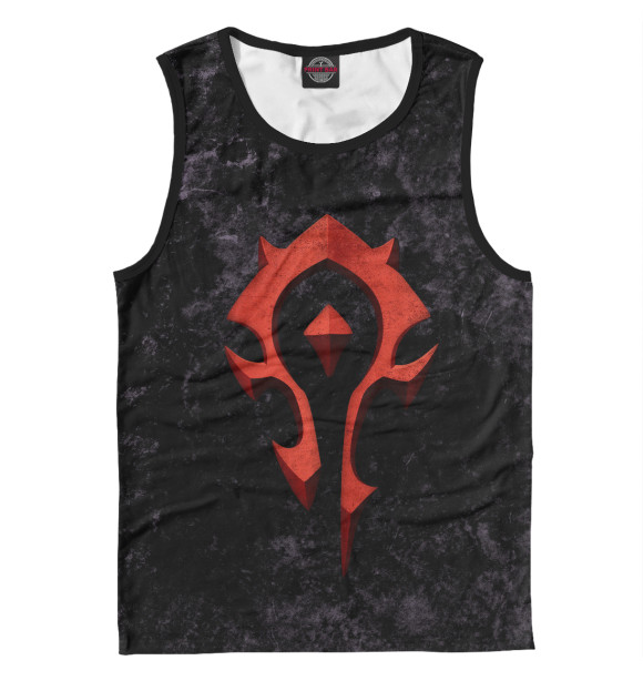 Мужская майка с изображением Horde цвета Белый