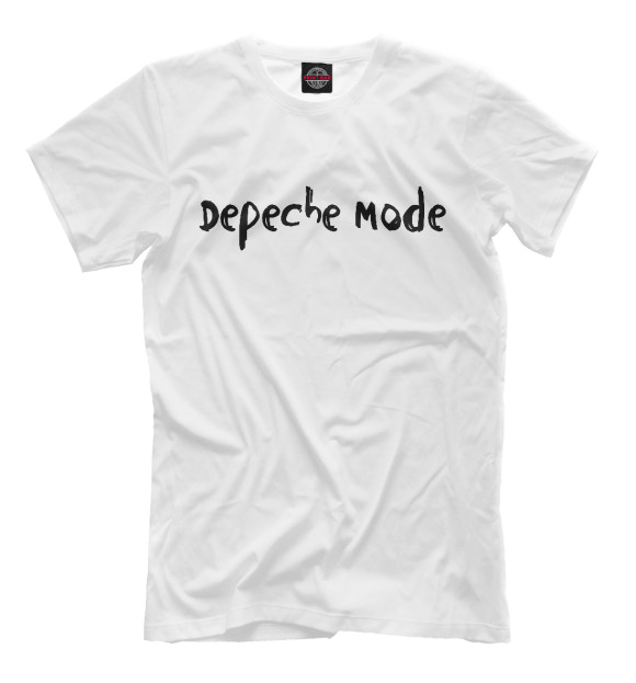 Футболка для мальчиков с изображением Depeche Mode цвета Белый