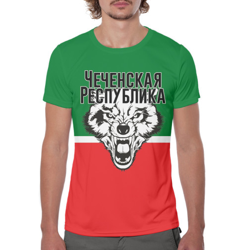 

Футболки Print Bar, Зеленый, Чечня