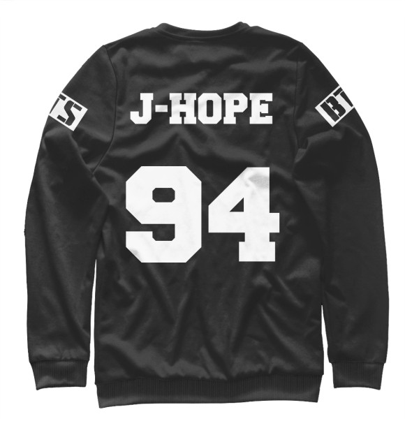 Свитшот для девочек с изображением J-Hope 94 цвета Белый
