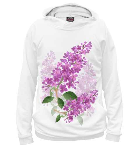 

Худи Print Bar, Белый, Lilac