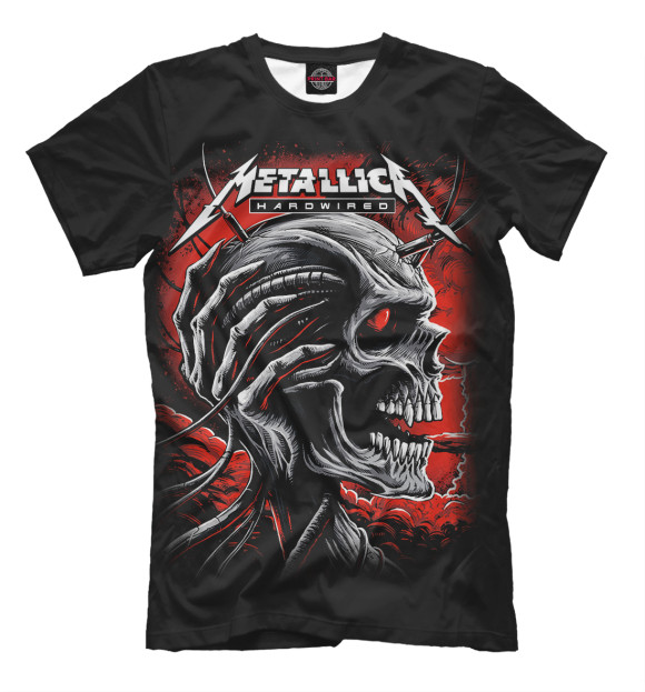 Футболка для мальчиков с изображением Metallica цвета Черный
