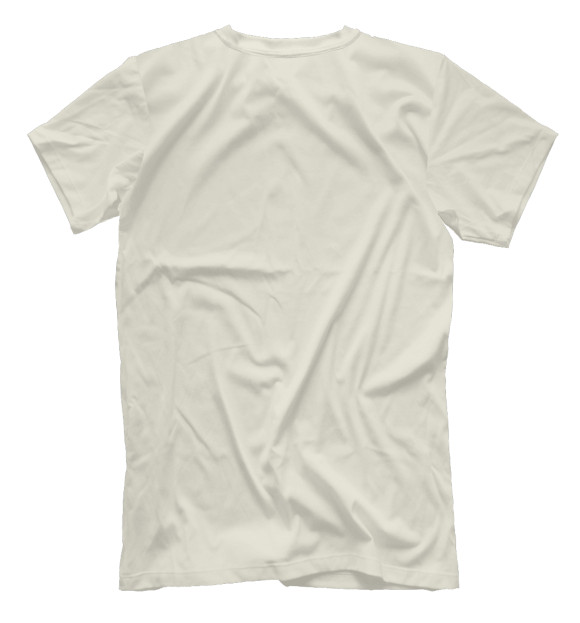 Мужская футболка с изображением Режим зверя цвета Белый