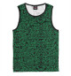 Мужская майка Abstract Wolf Green