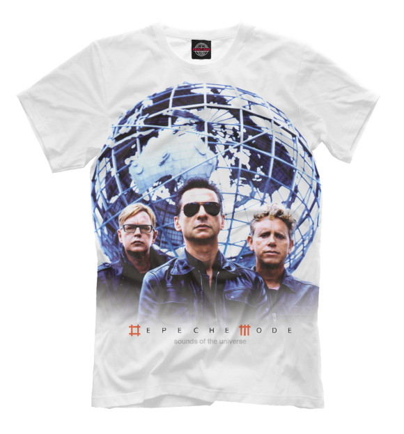 Мужская футболка с изображением Sounds of The Universe цвета Молочно-белый